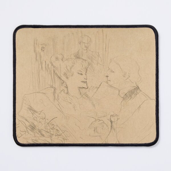 Item preview, Five O'Clock Supper in London by Henri de Toulouse-Lautrec | Belle Époque Café Sketch Print designed and sold by artofuniverse.