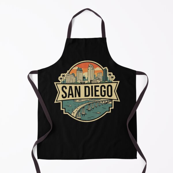 Item preview, Retro San Diego California Vintage Travel Badge Graphic designed and sold by Imaginationbeyond.