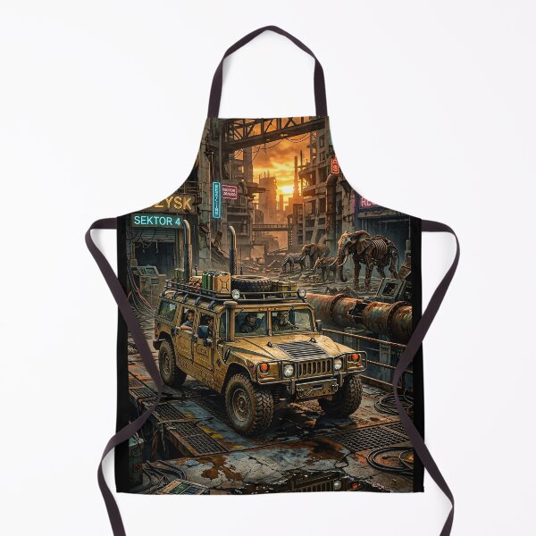 Item preview, Post Apocalyptic Survival Car In Neon Wasteland designed and sold by RevUpDesign.