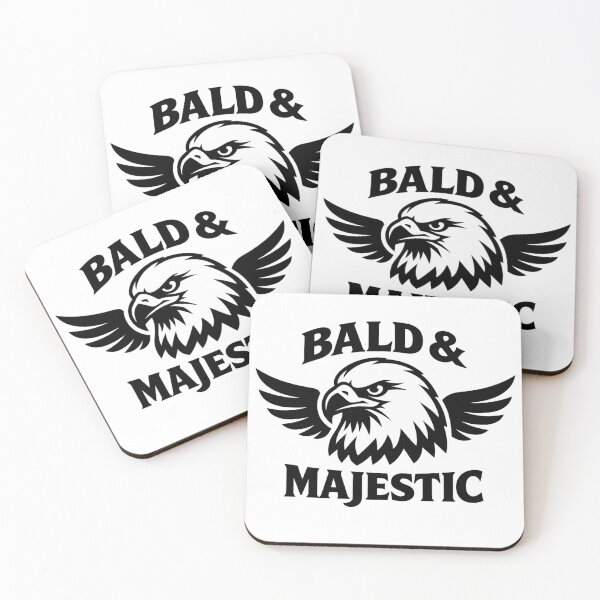 Item preview, Bald & Majestic Eagle Wings Funny Bald Guy designed and sold by Owcomm.