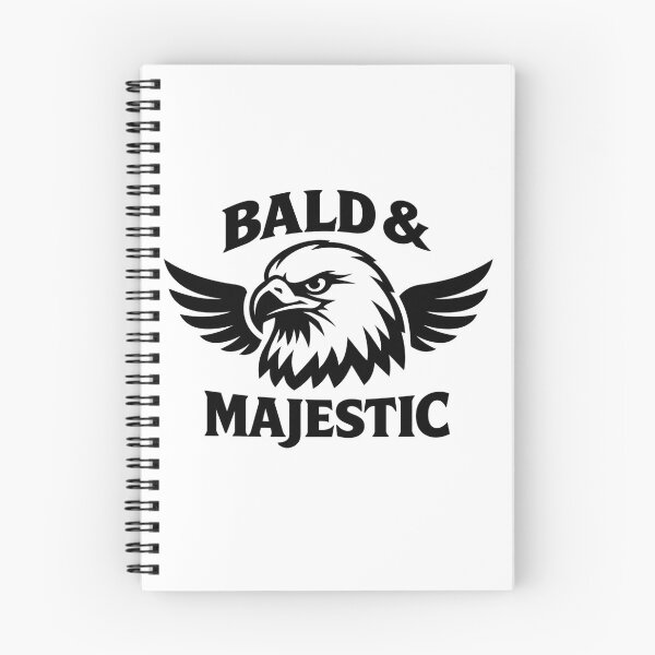 Item preview, Bald & Majestic Eagle Wings Funny Bald Guy designed and sold by Owcomm.