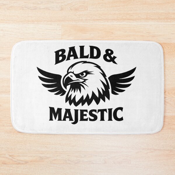 Item preview, Bald & Majestic Eagle Wings Funny Bald Guy designed and sold by Owcomm.