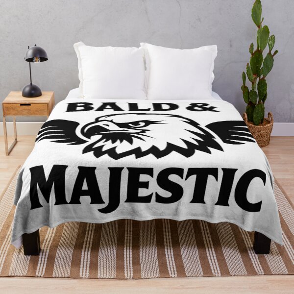 Item preview, Bald & Majestic Eagle Wings Funny Bald Guy designed and sold by Owcomm.