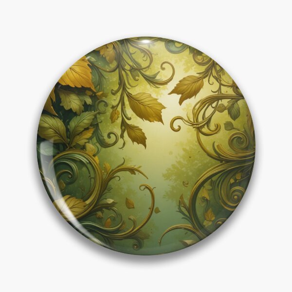 Item preview, Ornamental Foliage Frame With Gold and Green Leaves designed and sold by LCPcreations.
