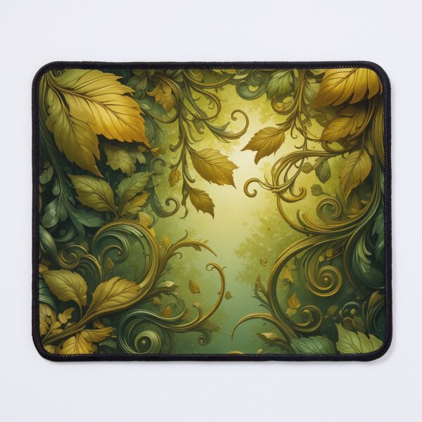 Item preview, Ornamental Foliage Frame With Gold and Green Leaves designed and sold by LCPcreations.