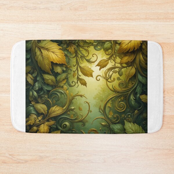 Item preview, Ornamental Foliage Frame With Gold and Green Leaves designed and sold by LCPcreations.