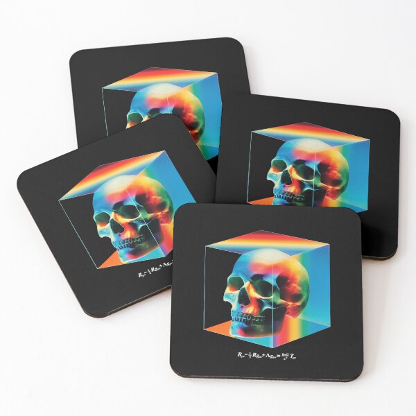 Item preview, Einstein Field Equations Prismatic Skull designed and sold by Lidra Zehcnas.
