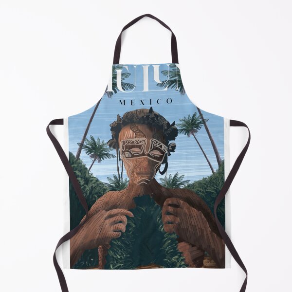 Item preview, Mexico travel poster tulun beach vintage retro designed and sold by Arctic frame studio.