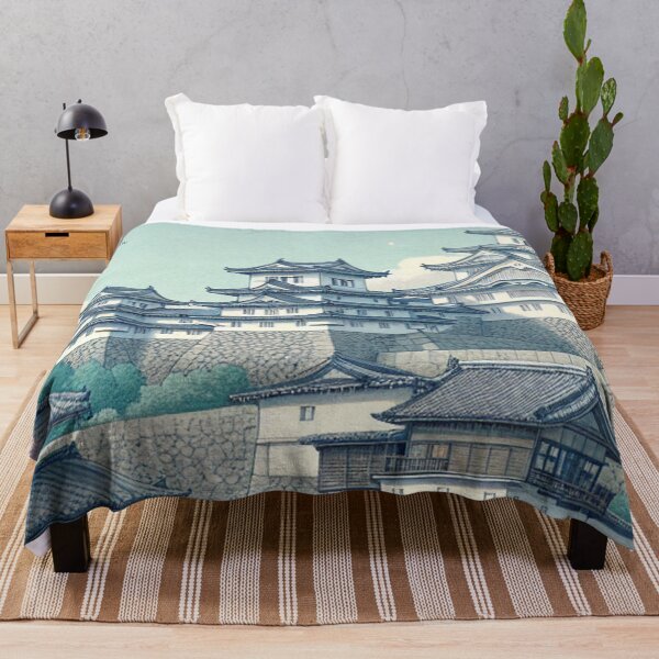 Item preview, Himeji Castle Cherry Blossom Ukiyo-e Japanese Art designed and sold by Vandy Fullam.