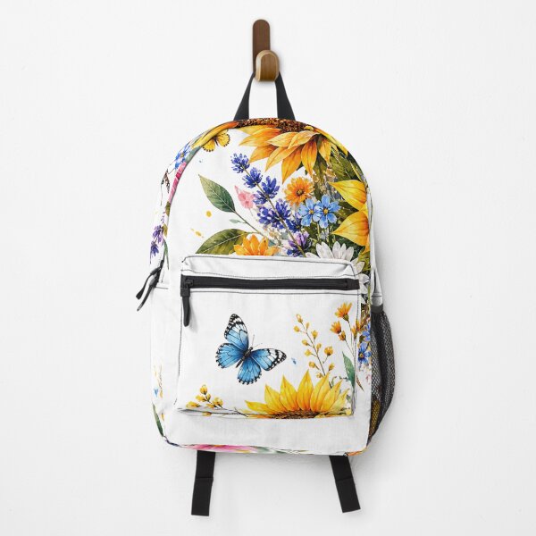 Item preview, Sunflower Bouquet with Butterflies – Bright Floral Aesthetic Design designed and sold by Erik Visnievskij.