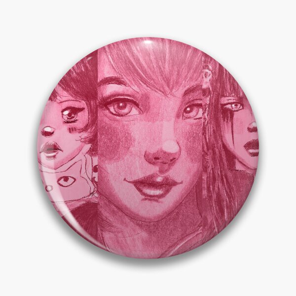 Item preview, Soft Pink Pencil Portrait Set designed and sold by Kaya10Studio.