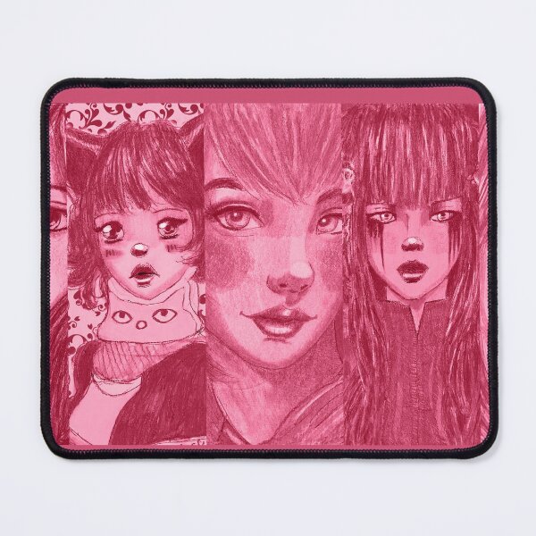 Item preview, Soft Pink Pencil Portrait Set designed and sold by Kaya10Studio.