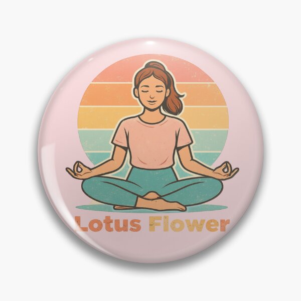 Artikelvorschau, Finde deinen inneren Lotus – Vintage-Yoga entworfen und verkauft von VINTAGEPUNTEES.