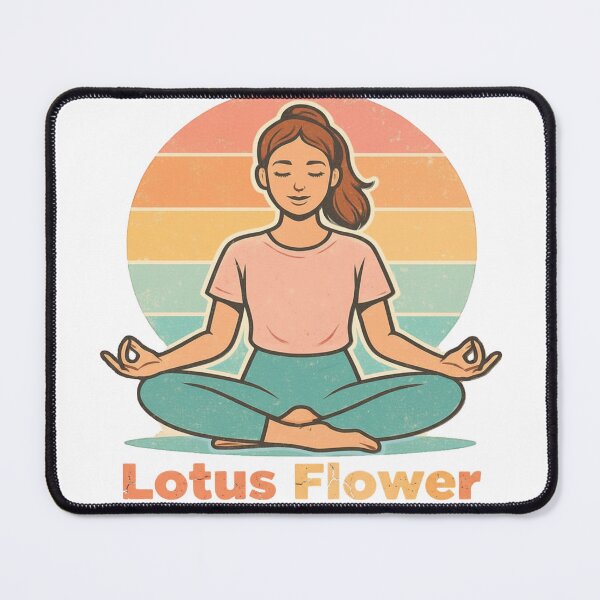 Item preview, Find Your Inner Lotus - Vintage Yoga designed and sold by VINTAGEPUNTEES.