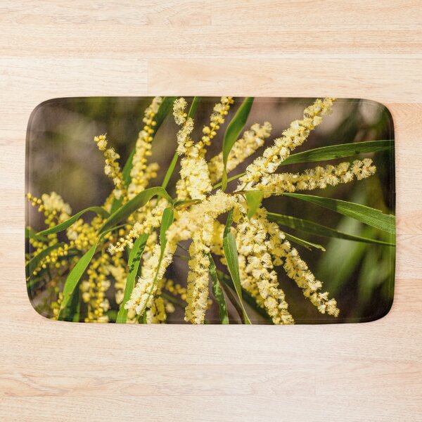 Item preview, Australian Coastal Wattle in Bloom – Seaside Botanical Art – Native Beach Bushland (Acacia Sophorae) designed and sold by Ross.A.Campbell.