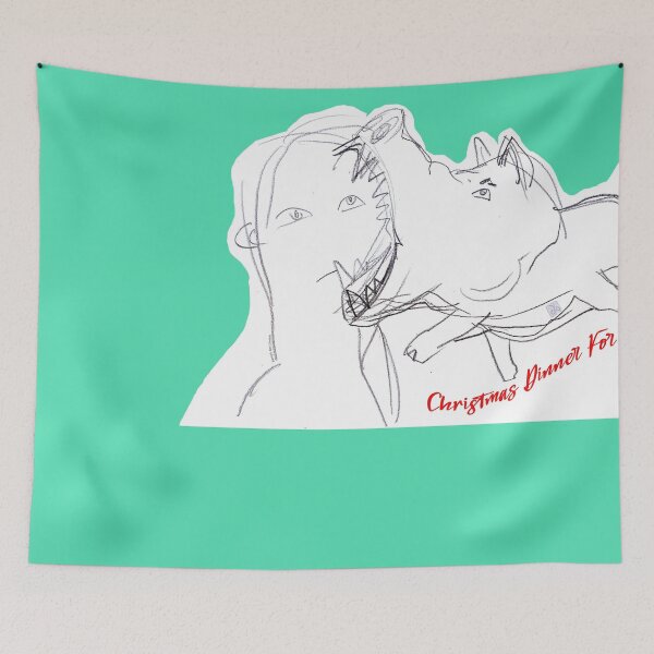 Item preview, Christmas Dinner For Pigs (drawing by ACCI)   designed and sold by VanyssaGraphics.
