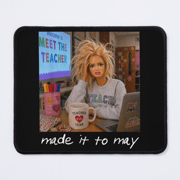 Item preview, Made It To May Funny Tired Teacher Doll End Of School Year designed and sold by MariCanal.