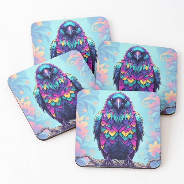 Item preview, Whimsical Bird – Vibrant Fantasy Art designed and sold by Dogandesighn.