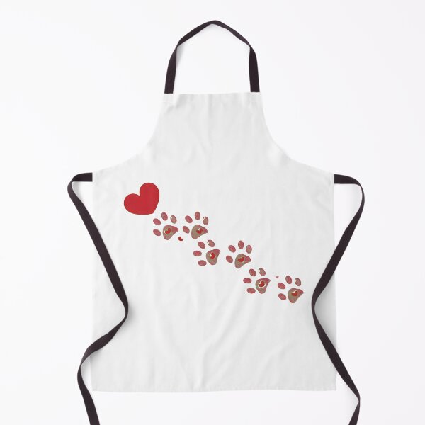 Item preview, Heart Paw Prints Trail Love Pet Lover designed and sold by OlyvieArt.