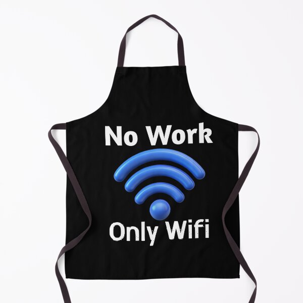 Item preview, No Work Only Wifi - Minimalist Tech Tee designed and sold by TaimToons.