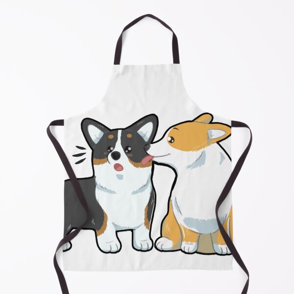 Artikelvorschau, Corgi-Kuss entworfen und verkauft von Vinji-art.