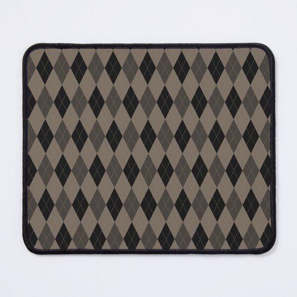 Item preview, Black And Taupe Argyle Pattern designed and sold by pattern-archive.
