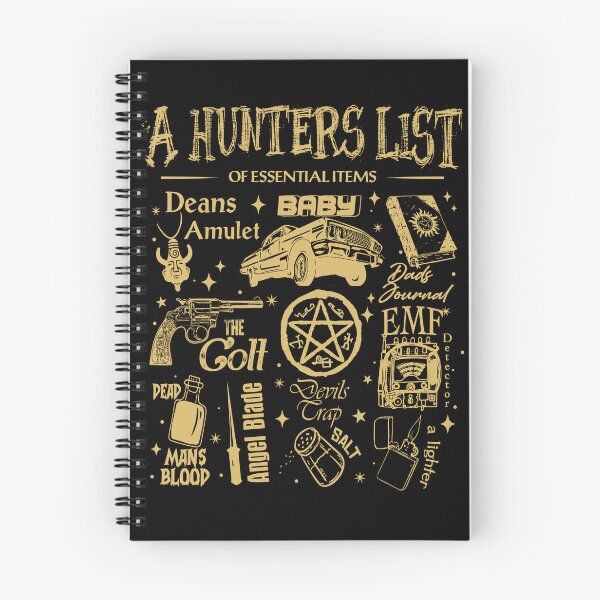 Item preview, Vintage A Hunters List - Supernatural designed and sold by BareCrack.