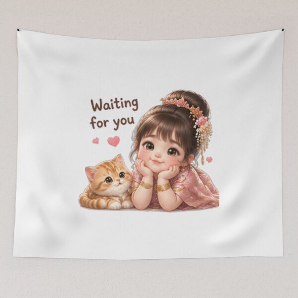 Item preview, Waiting for You – Thai-Chinese Fusion Style designed and sold by Tonphiarts.