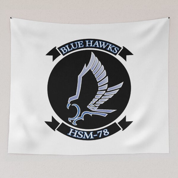 Item preview, HSM-78 Blue Hawks Squadron Emblem designed and sold by CharlieDesings.