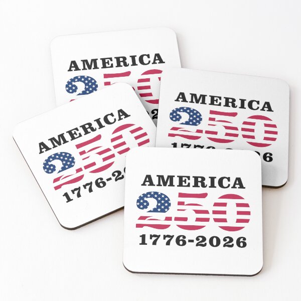 Item preview, America 250 1776-2026 - USA 250th Anniversary (on white) designed and sold by STUDIO-72.