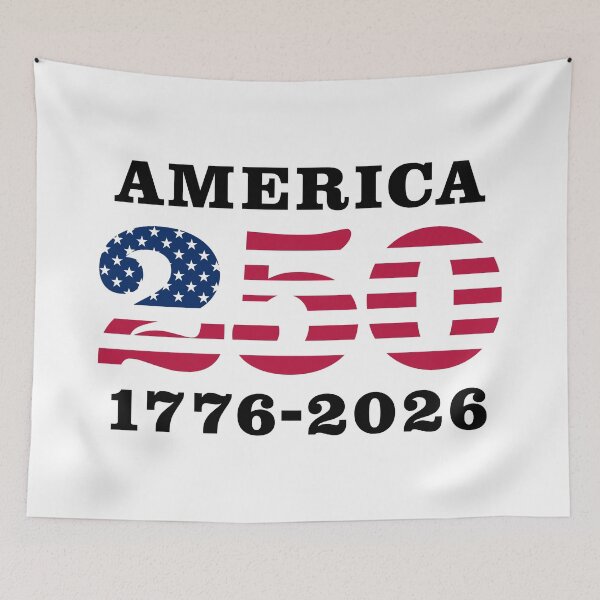 Item preview, America 250 1776-2026 - USA 250th Anniversary (on white) designed and sold by STUDIO-72.