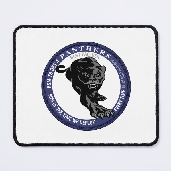 Item preview, HSM-78 Detachment 4 'Panthers' — USS Kidd (DDG-100) Squadron Emblem designed and sold by CharlieDesings.