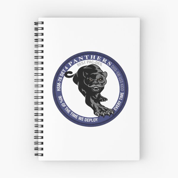 Item preview, HSM-78 Detachment 4 'Panthers' — USS Kidd (DDG-100) Squadron Emblem designed and sold by CharlieDesings.