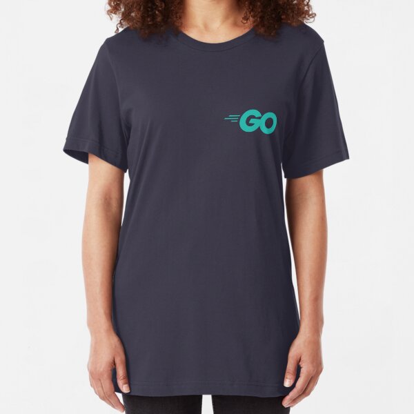 Go - Golang (Aqua) Slim Fit T-Shirt