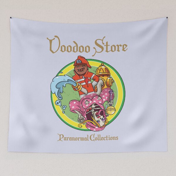 Item preview, Paranormal Voodoo Fireman Skeleton designed and sold by Voodoo Store Paranormal Collections.