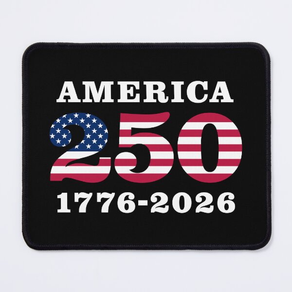 Item preview, America 250 1776-2026 - USA 250th Anniversary (on black) designed and sold by STUDIO-72.
