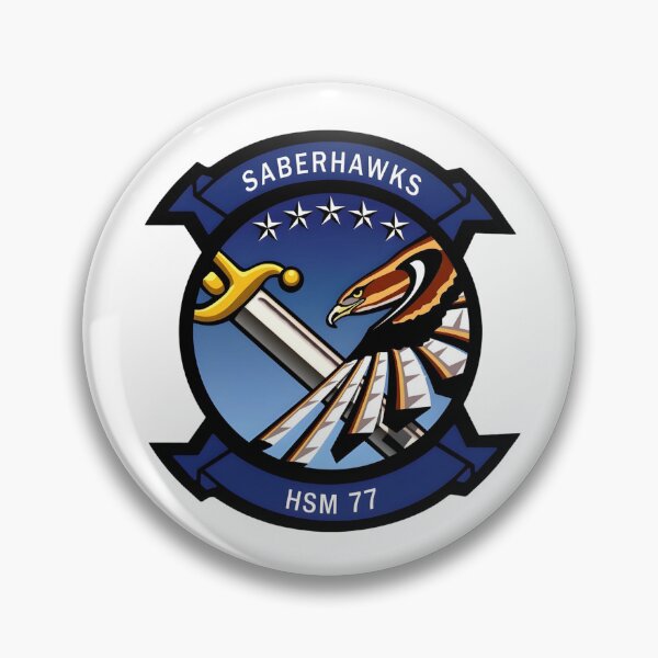 Item preview, HSM-77 Saberhawks Squadron Emblem designed and sold by CharlieDesings.