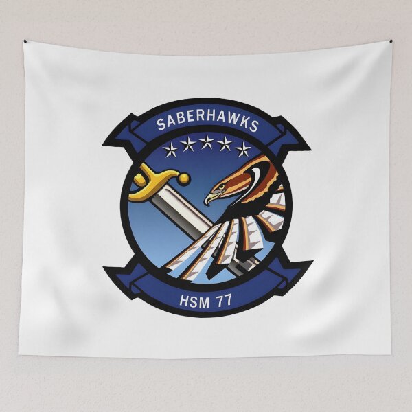 Item preview, HSM-77 Saberhawks Squadron Emblem designed and sold by CharlieDesings.