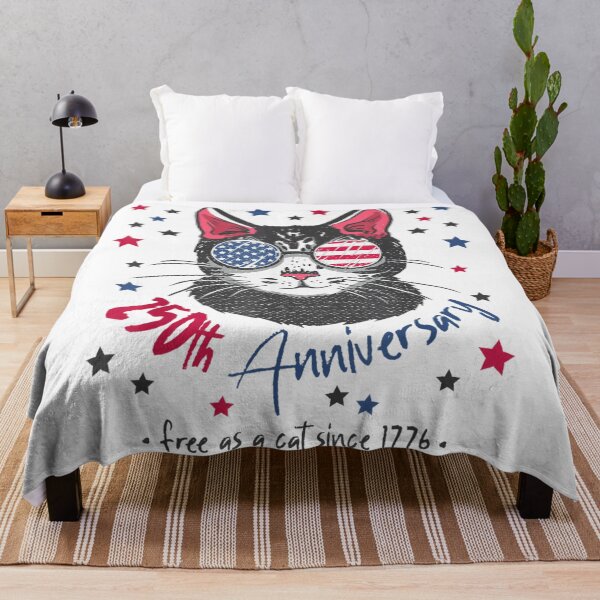 Item preview, 250th Anniversary Free As A Cat Since 1776 Patriotic 4th July designed and sold by WilliaMaler.