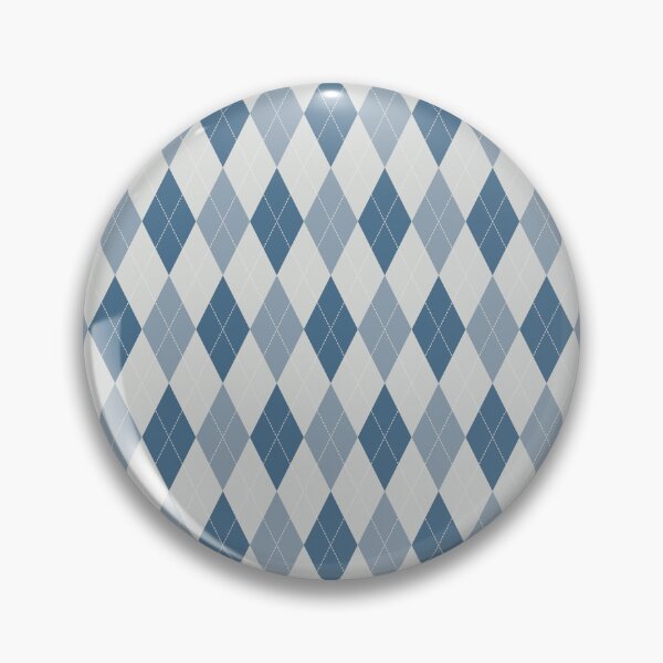 Item preview, Blue And Cream Argyle Pattern designed and sold by pattern-archive.