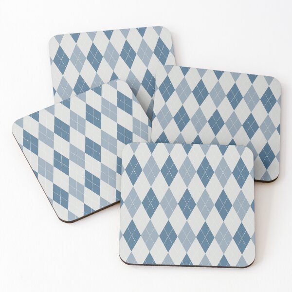 Item preview, Blue And Cream Argyle Pattern designed and sold by pattern-archive.