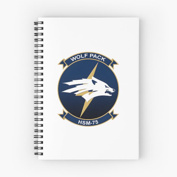 Item preview, HSM-75 Wolf Pack Squadron Emblem designed and sold by CharlieDesings.