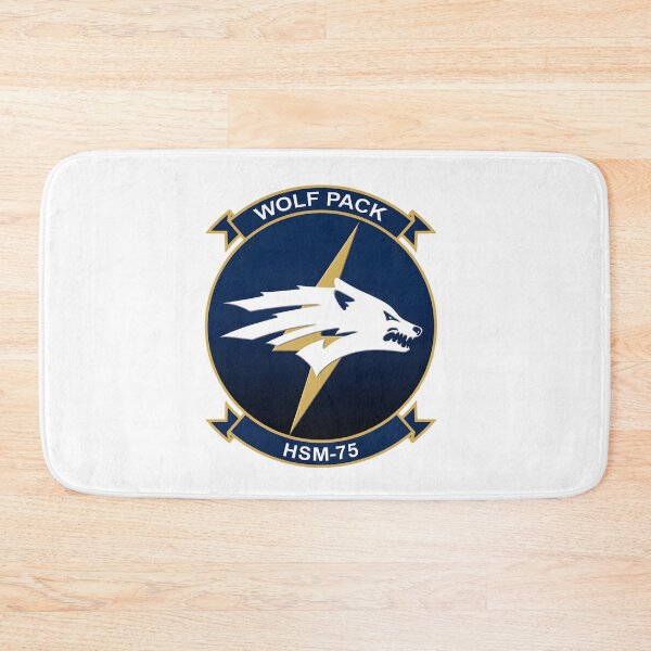 Item preview, HSM-75 Wolf Pack Squadron Emblem designed and sold by CharlieDesings.