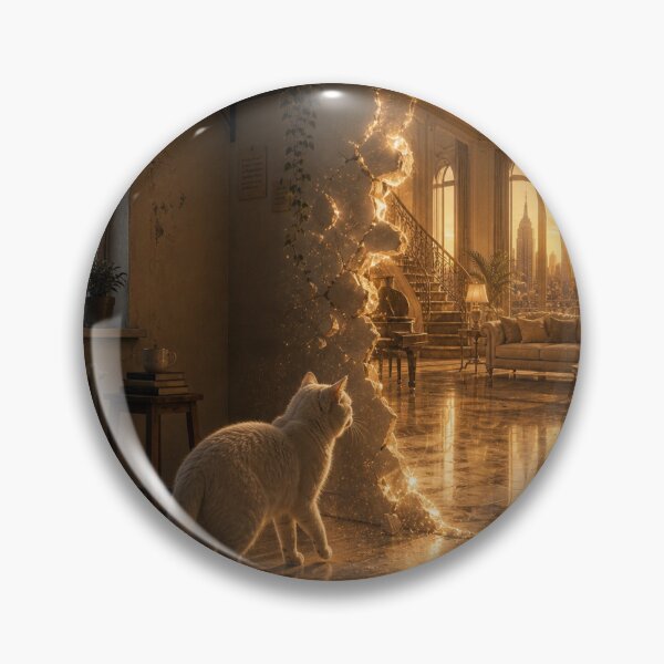 Item preview, Step Into Your Dream Life Cat designed and sold by LovelyCatGalaxy.