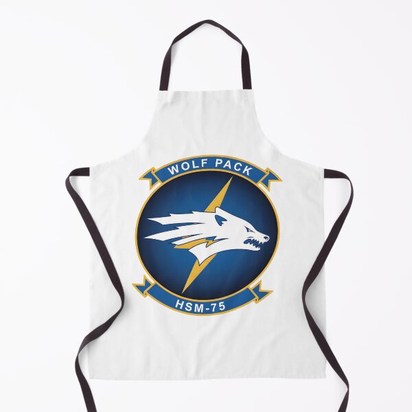 Item preview, HSM-75 Wolf Pack Squadron Emblem designed and sold by CharlieDesings.