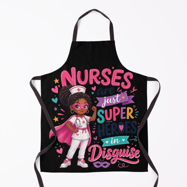 Item preview, Nurses Are Just Superheroes In Disguise African American Nursing Hero designed and sold by WilliaMaler.