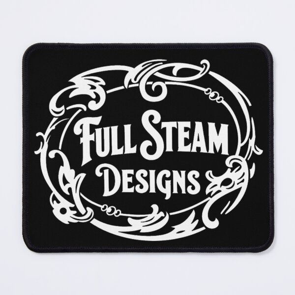 Item preview, Full Steam Designs Vintage Ornate Filigree Typography Victorian Logo Style designed and sold by WilliaMaler.