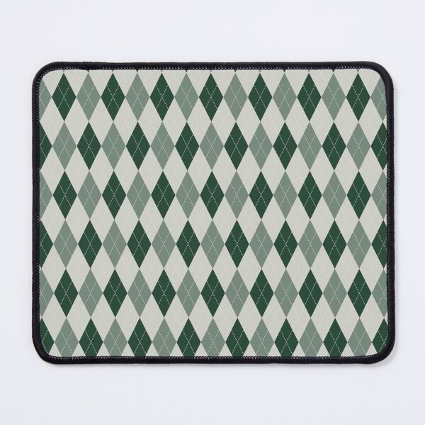 Item preview, Green And Cream Argyle Pattern designed and sold by pattern-archive.