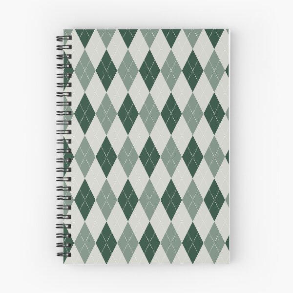 Item preview, Green And Cream Argyle Pattern designed and sold by pattern-archive.