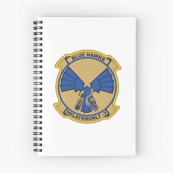 Item preview, HELATKRONLT-3 Blue Hawks Squadron Emblem designed and sold by CharlieDesings.